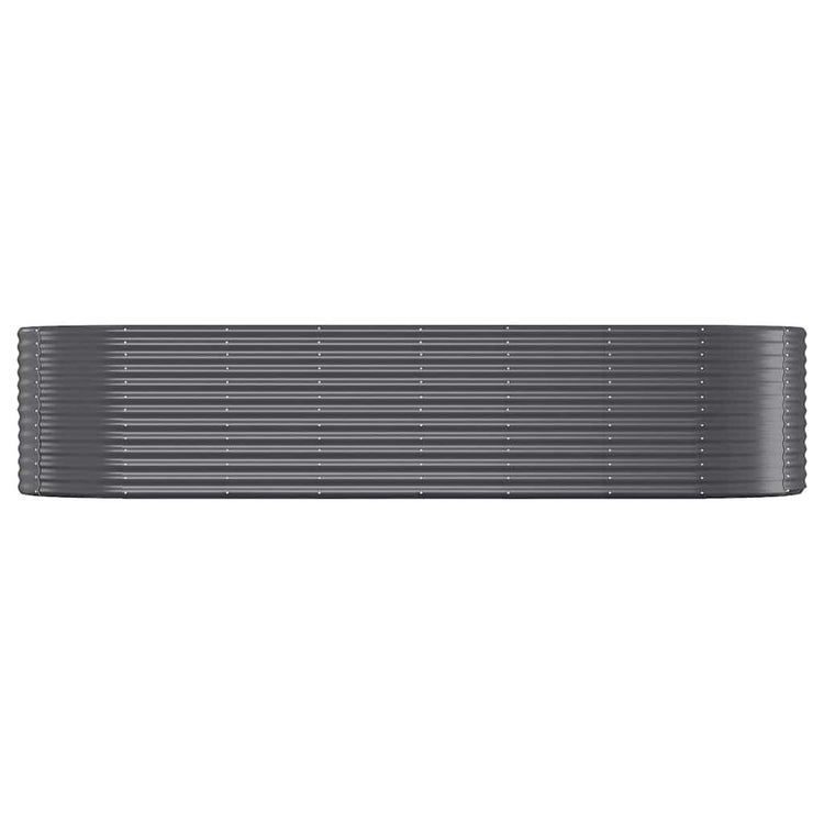 Jardinière Vidaxx 322x100x68 cm acier galvanisé anthracite