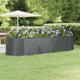 Jardinière Vidaxx 322x100x68 cm acier galvanisé anthracite