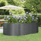 Vidaxx bac de jardin surélevé anthracite 212x140x68 cm acier galvanisé