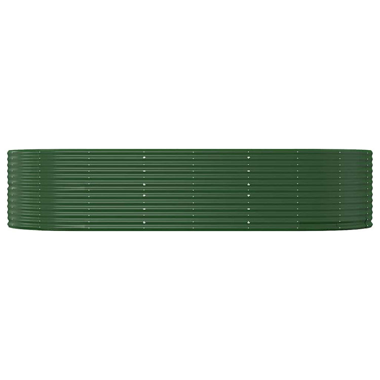 Vidaxx jardinière 291x140x68 cm acier galvanisé vert