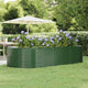 Vidaxx jardinière 291x140x68 cm acier galvanisé vert