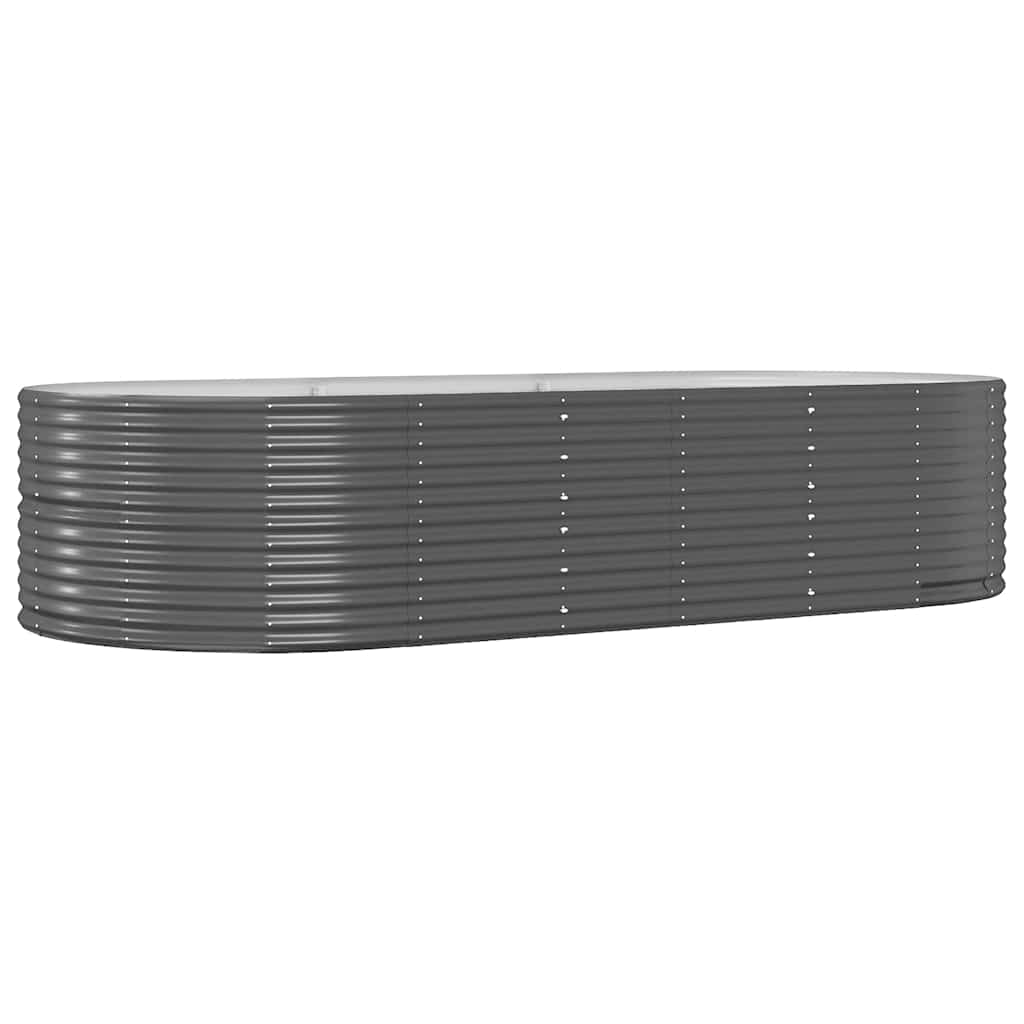 Jardinière Vidaxx 291x140x68 cm acier galvanisé anthracite