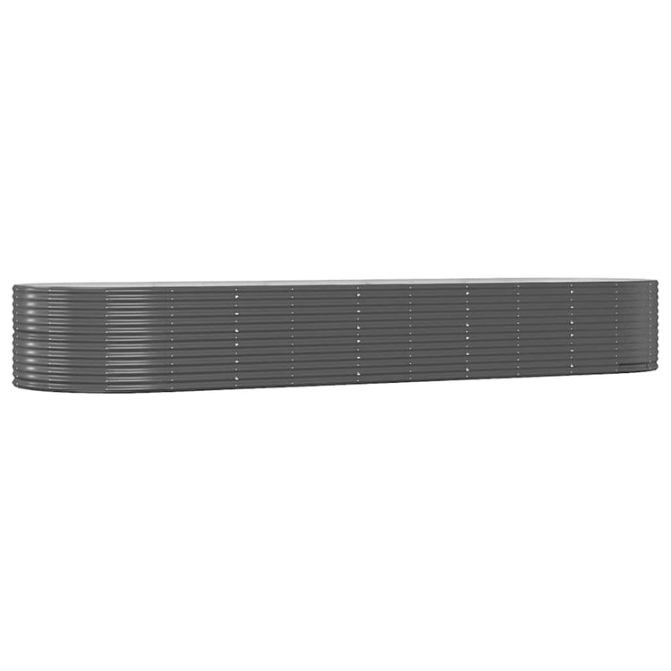 Jardinière Vidaxx 447x140x68 cm acier galvanisé anthracite