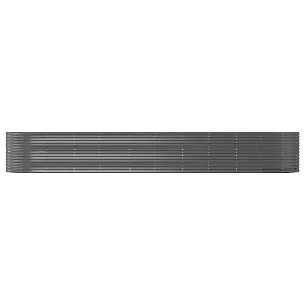 Jardinière Vidaxx 447x140x68 cm acier galvanisé anthracite