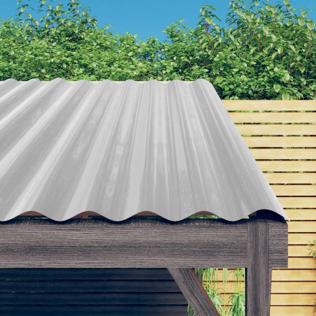 Panneaux de toit vidaxl 36 ST 60x36 cm en poudre en acier en acier couleurs