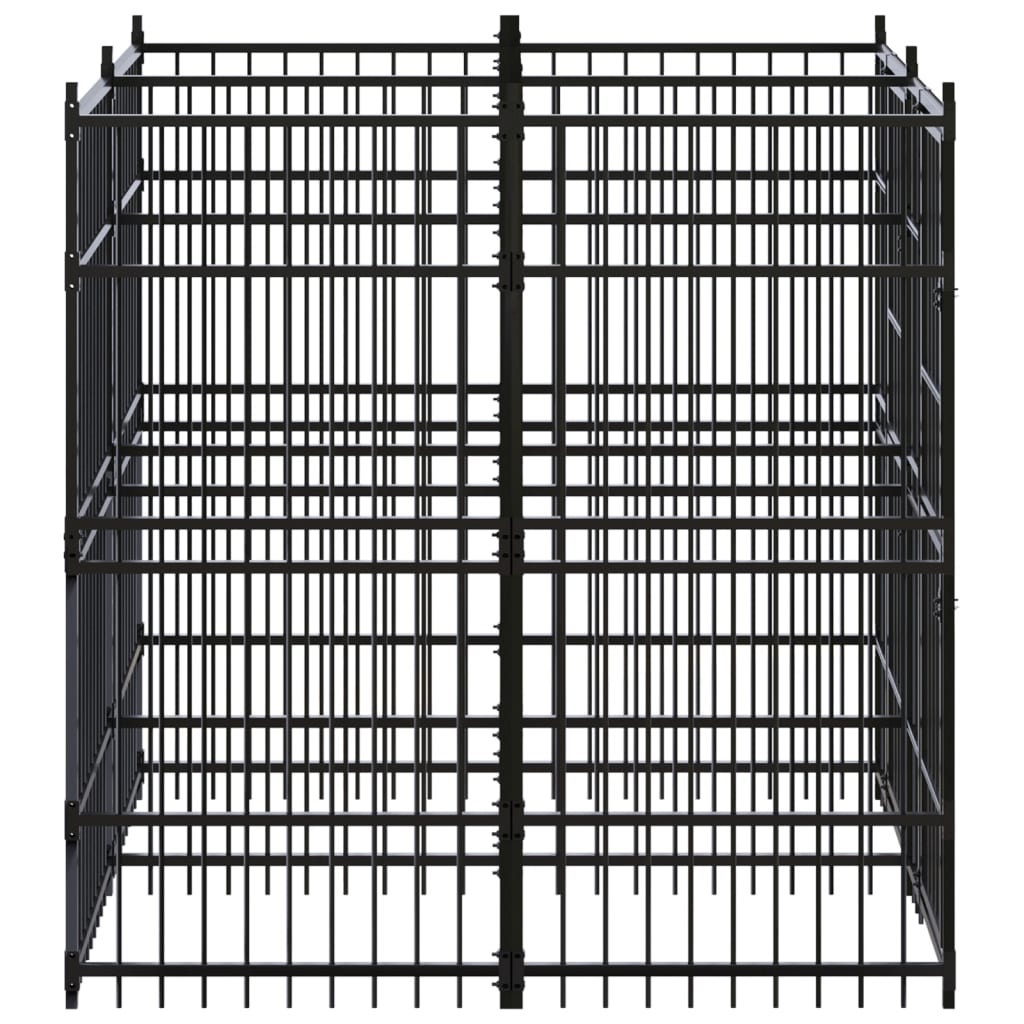 Vidaxl Dog Kennel 3,69 m² Steel