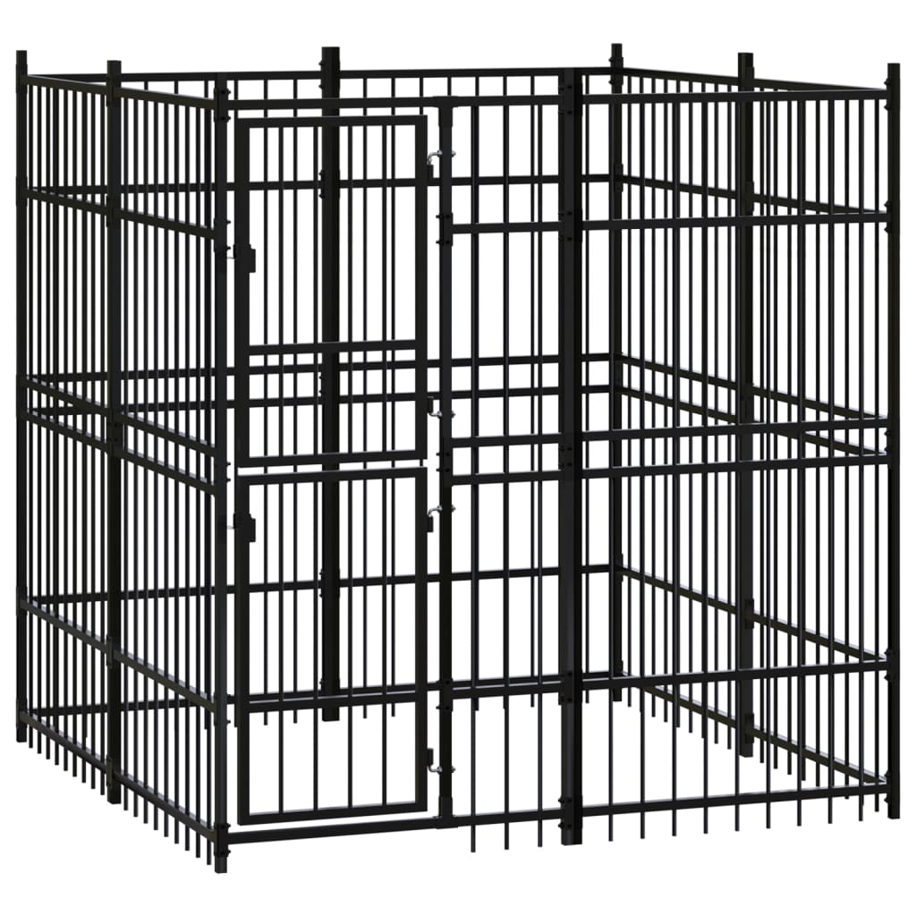 Vidaxl Dog Kennel 3,69 m² Steel