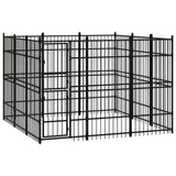 Vidaxl Dog Kennel 8,29 m² Steel - afbeelding 1