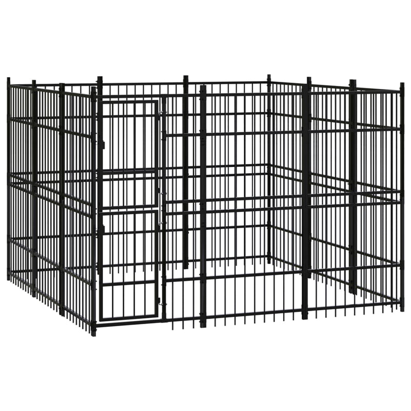 Vidaxl Dog Kennel 8,29 m² Steel