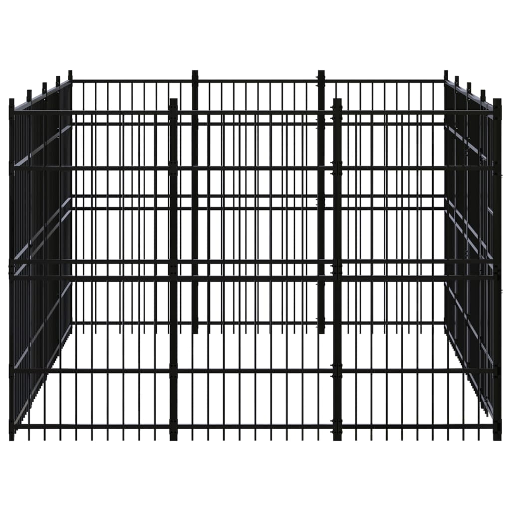 Vidaxl Dog Kennel 11.06 m² Steel