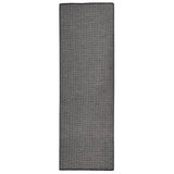 Vidaxl extérieur tapis plat tissé 80x250 cm gris - afbeelding 1