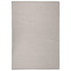 Vidaxl extérieur tapis plat tissé 140x200 cm taupe