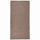 Vidaxl extérieur tapis plat tissé 100x200 cm brun