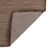 Vidaxl Extérieur tapis plat tissé 140x200 cm brun