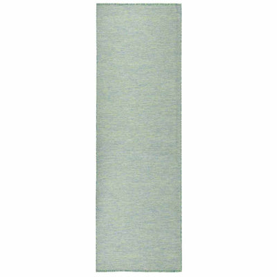 Vidaxl extérieur tapis plat tissé 80x250 cm turquoise