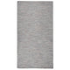 Vidaxl extérieur tapis plat tissé 80x150 cm marron et bleu