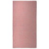 Vidaxl extérieur tapis plat tissé 100x200 cm rouge