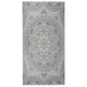 Vidaxl Tapis extérieur avec motif de 100 x 200 cm de motif en bleu