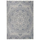Vidaxl Tapis extérieur avec motif à plat 160x230 cm bleu