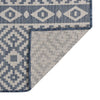 Vidaxl Tapis extérieur avec motif à plat - 120x170 cm en bleu