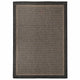 Vidaxl Extérieur tapis plat tissé 140x200 cm brun foncé