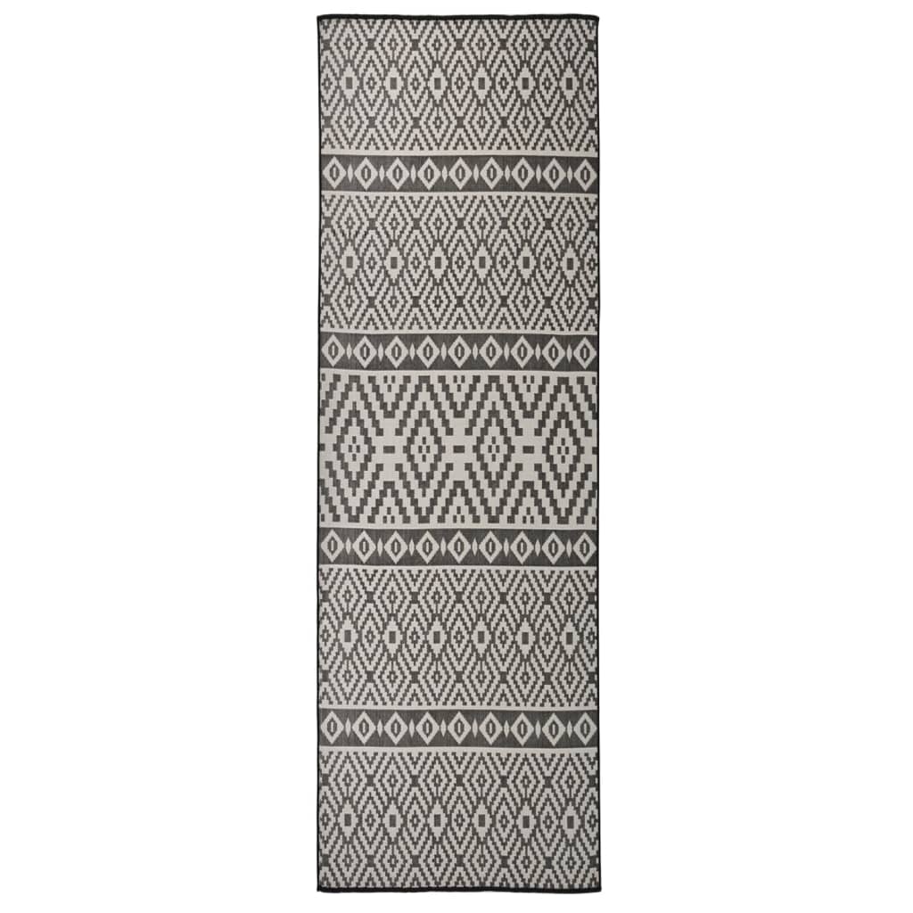 Vidaxl Extérieur tapis avec motif de 80x250 cm à plat.