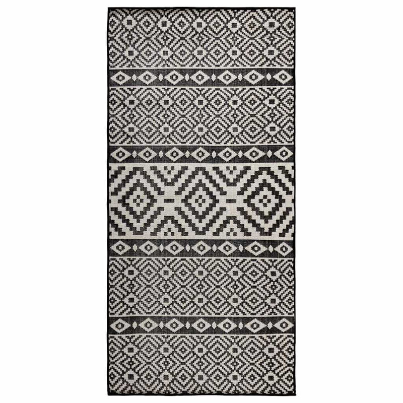 Vidaxl Tapis extérieur avec motif de 100x200 cm à plat.