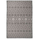 Vidaxl Tapis extérieur avec motif à plat 160x230 cm noir