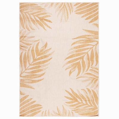 Vidaxl Tapis extérieur avec motif de feuilles tissée plate 160x230 cm