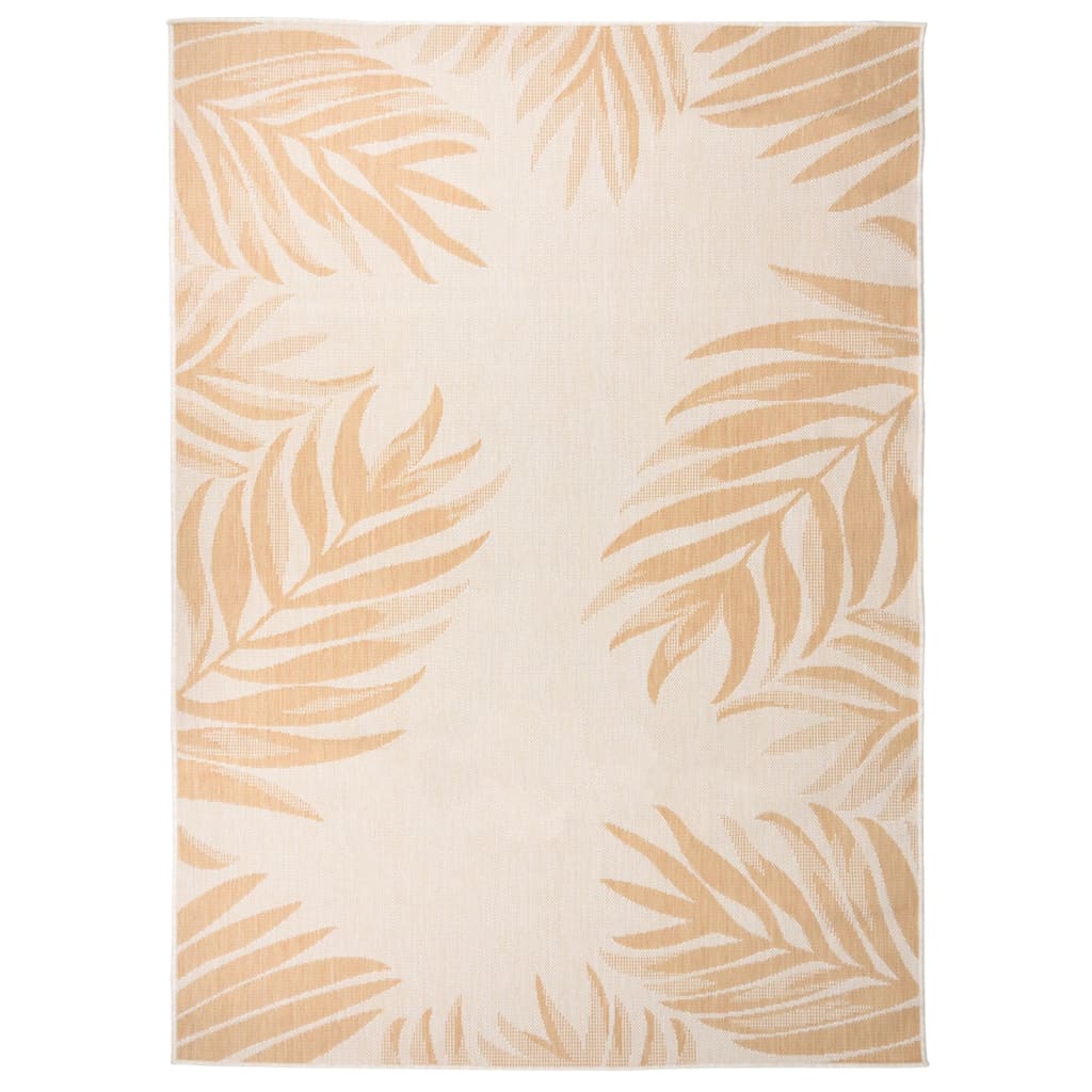 Vidaxl Tapis extérieur avec motif de feuilles à plat 200x280 cm