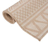 Vidaxl Tapis extérieur avec motif à plat 160x230 cm brun