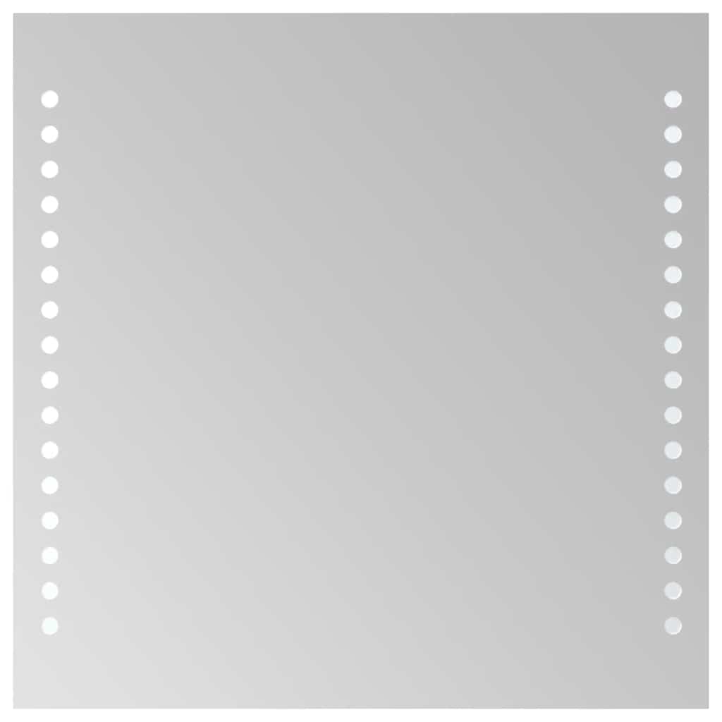Miroir de salle de bain Vidaxx LED 30x30 cm