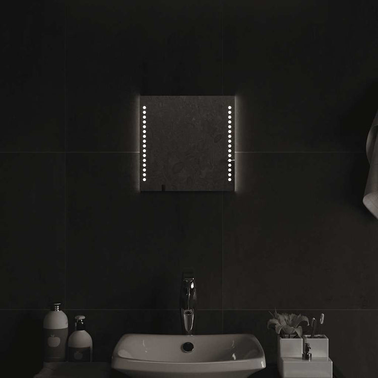 Miroir de salle de bain Vidaxx LED 30x30 cm