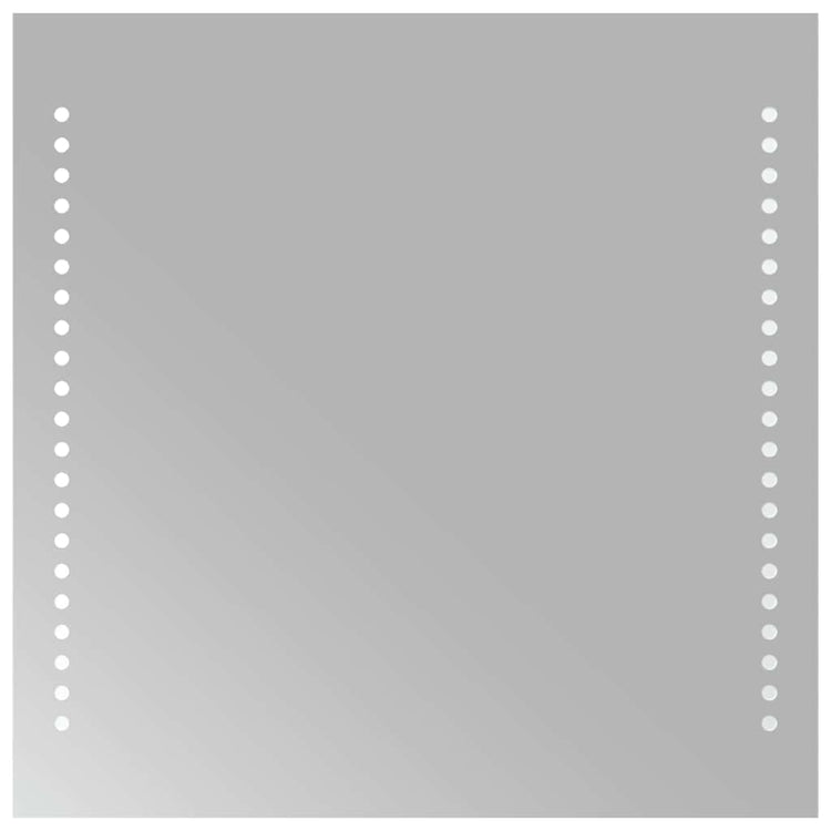 Miroir de salle de bain Vidaxx LED 40x40 cm