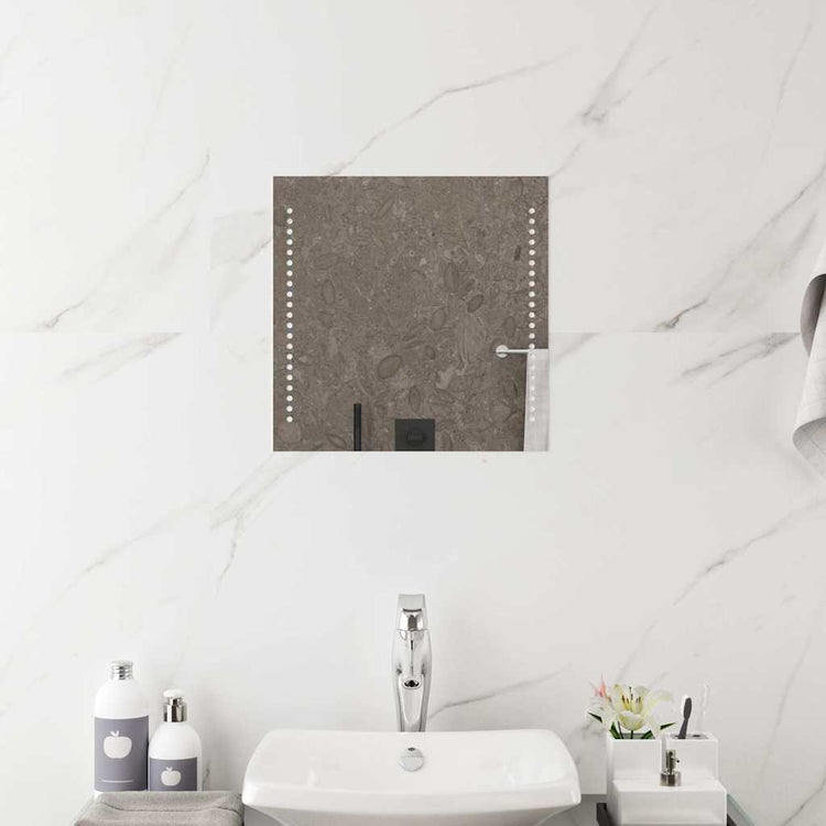 Miroir de salle de bain Vidaxx LED 40x40 cm