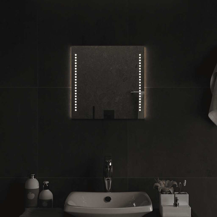 Miroir de salle de bain Vidaxx LED 40x40 cm