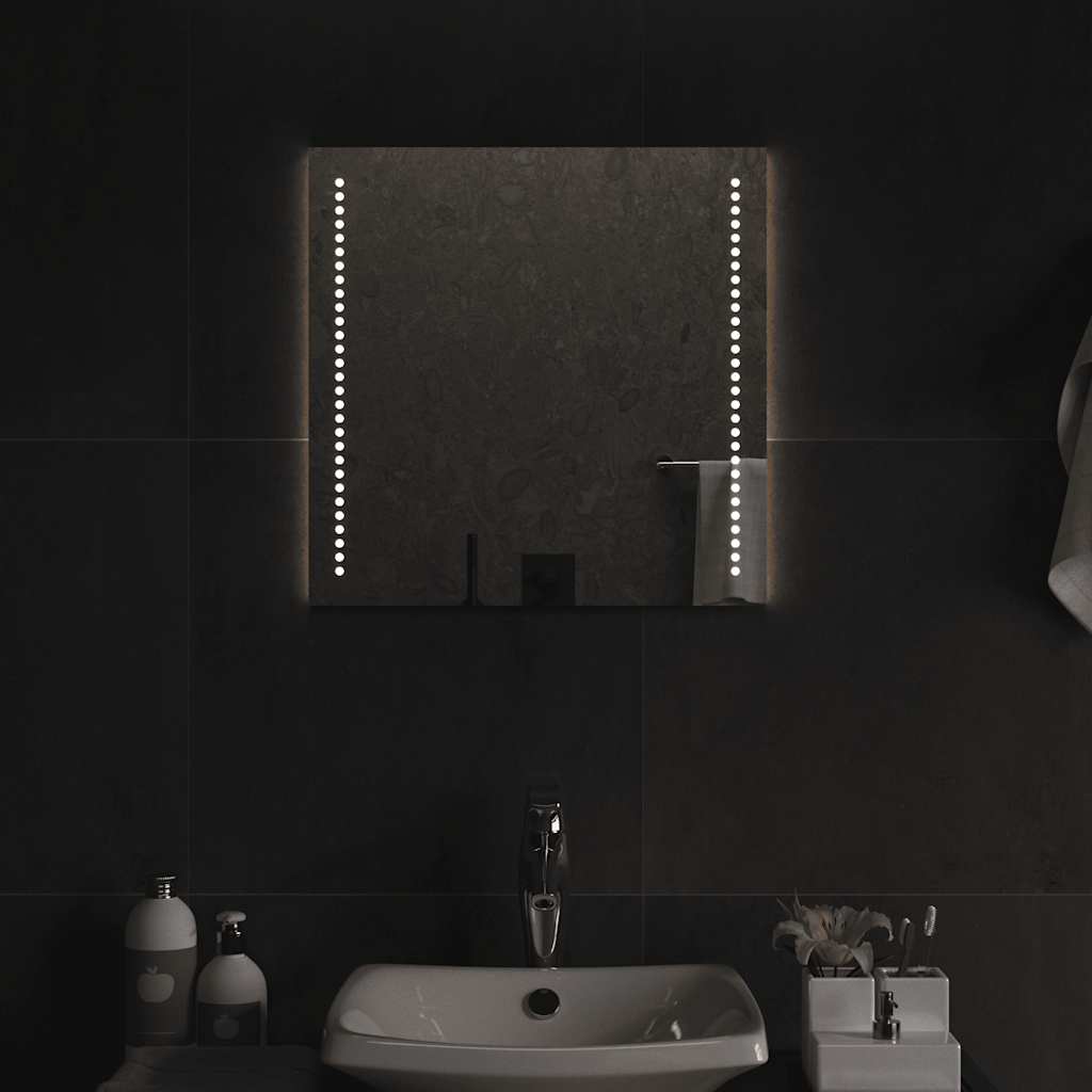 Miroir de salle de bain Vidaxx LED 50x50 cm