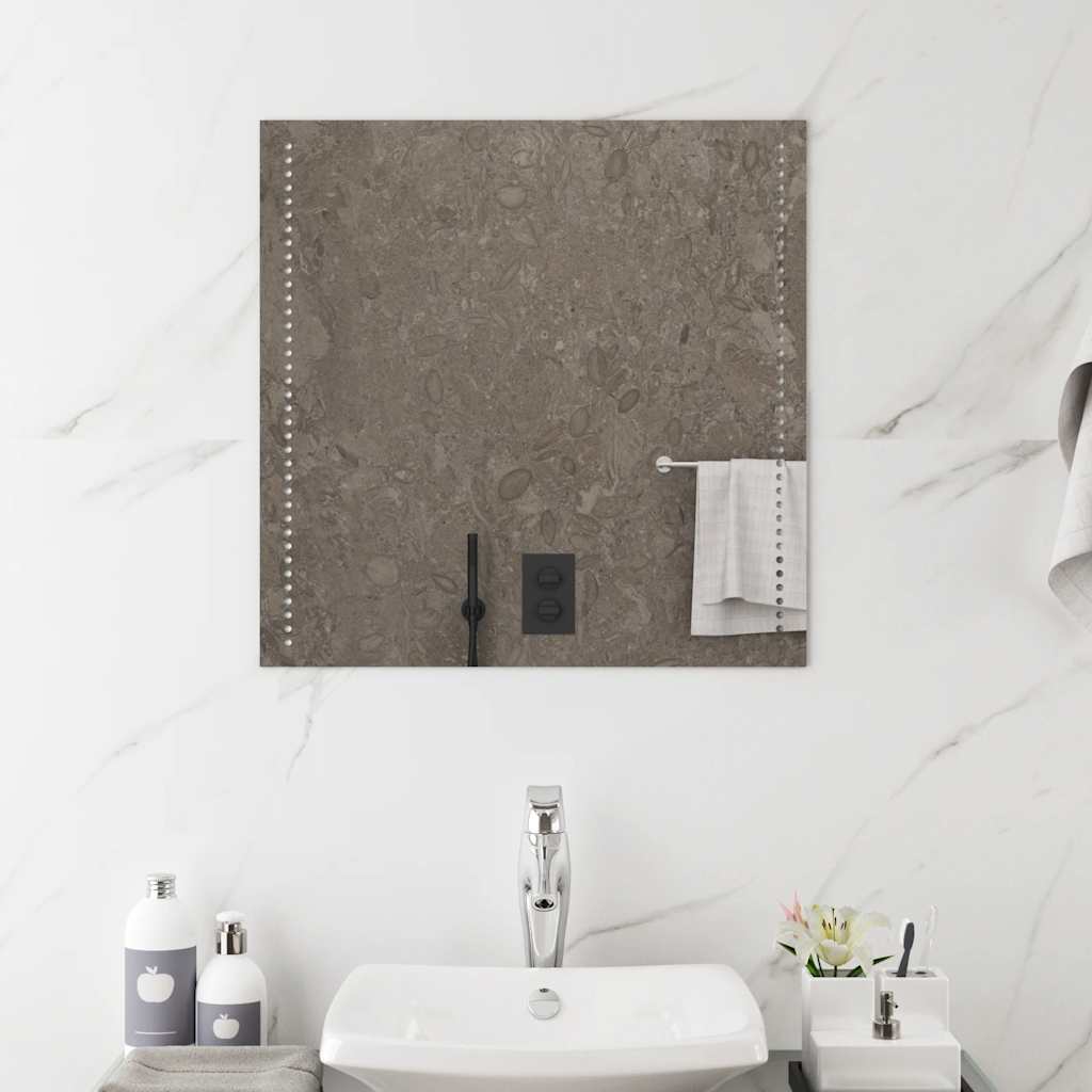 Miroir de salle de bain Vidaxx LED 60x60 cm