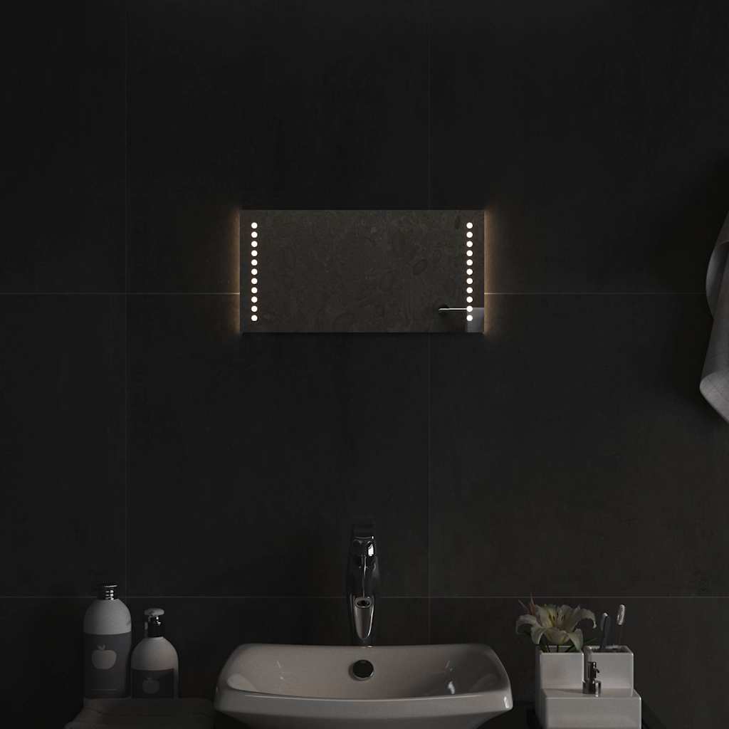 Miroir de salle de bain Vidaxx LED 40x20 cm