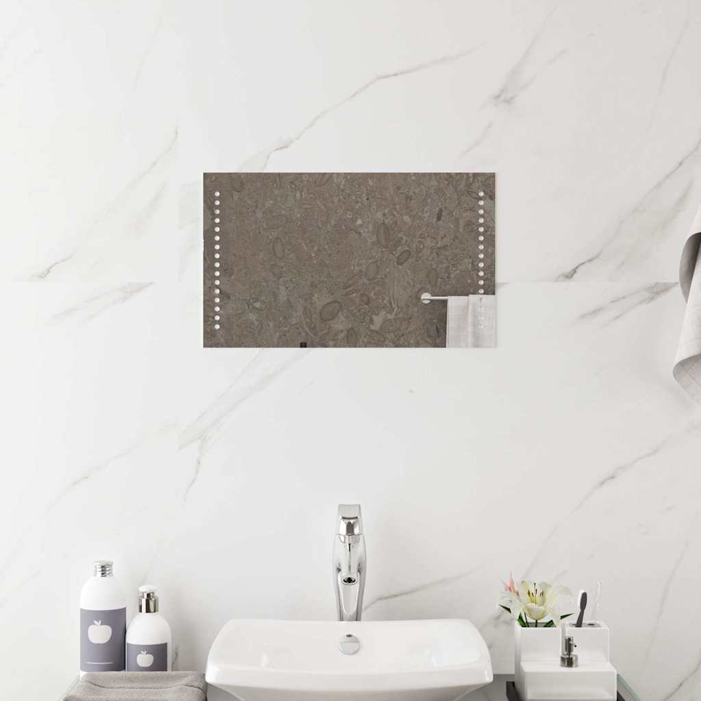 Miroir de salle de bain Vidaxx LED 50x30 cm