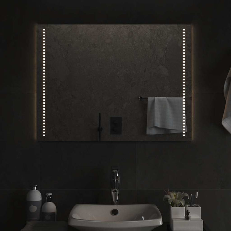 Miroir de salle de bain Vidaxx LED 80x60 cm