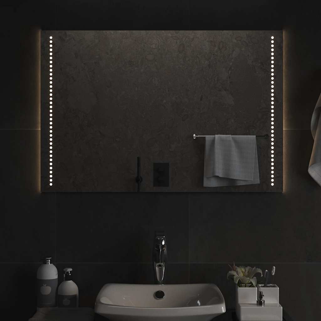 Miroir de salle de bain Vidaxx LED 90x60 cm