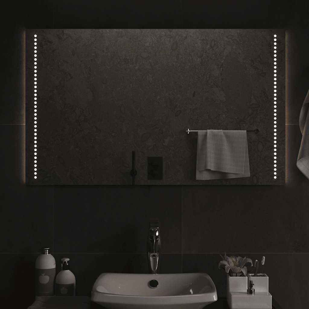 Miroir de salle de bain Vidaxx LED 100x60 cm