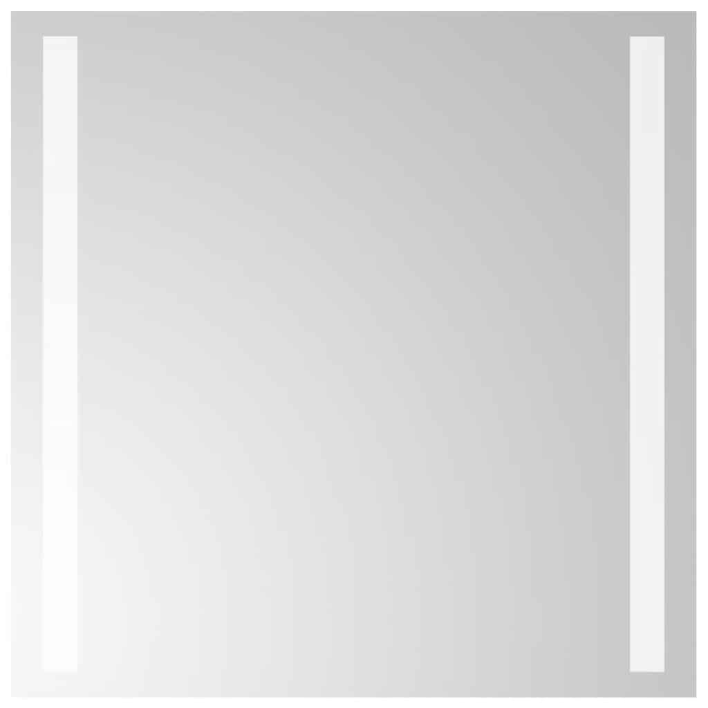 Miroir de salle de bain Vidaxl LED 40x40 cm