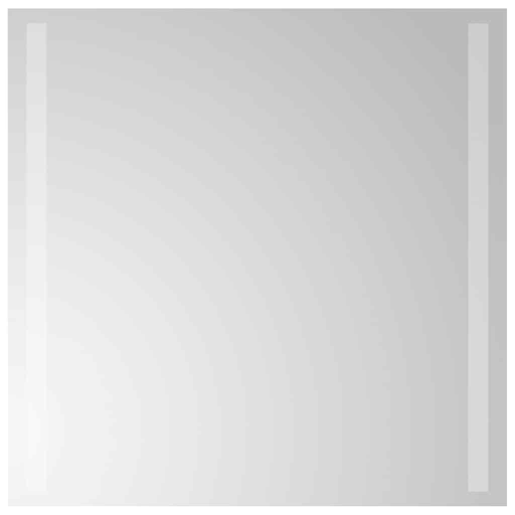 Miroir de salle de bain Vidaxl LED 50x50 cm