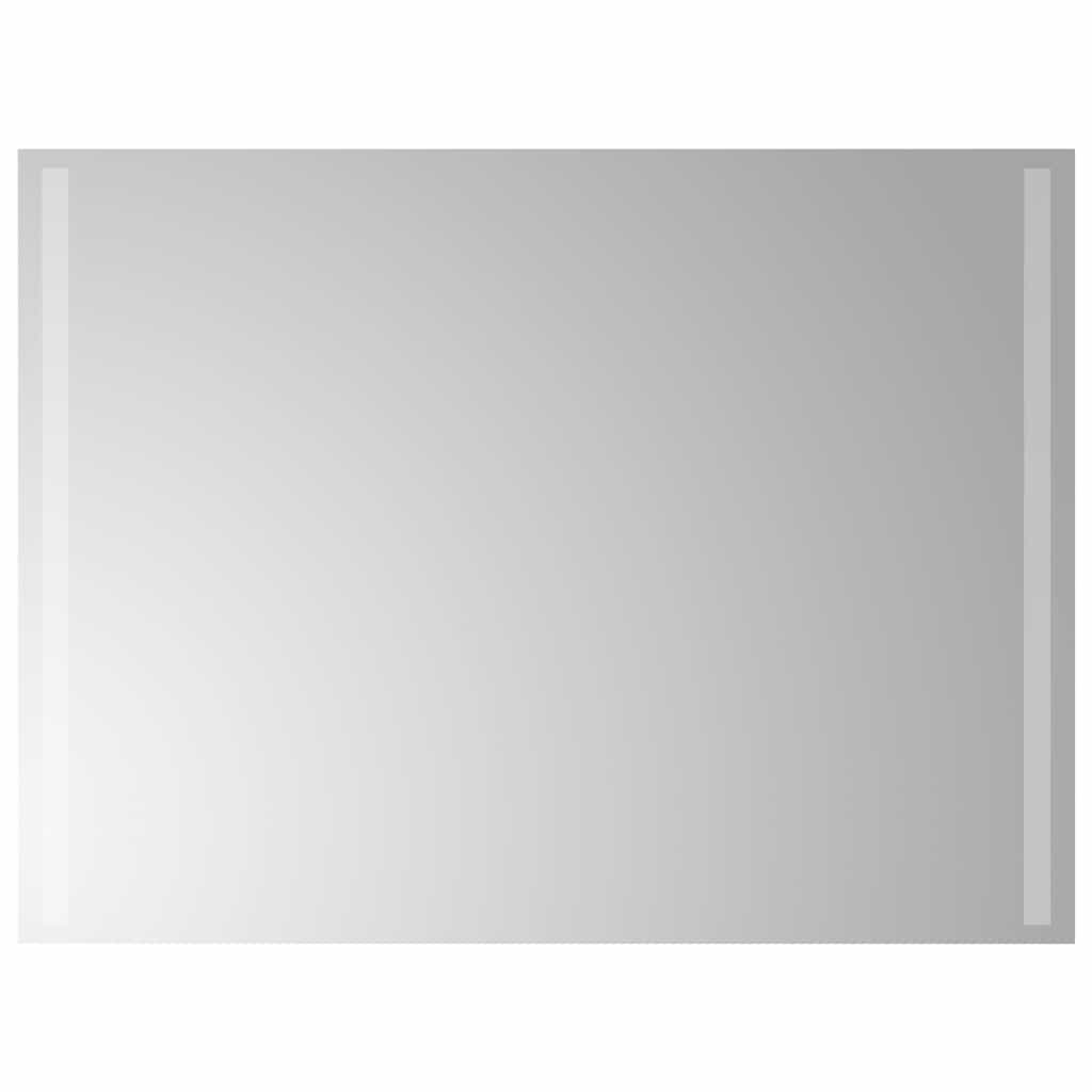 Miroir de salle de bain Vidaxl LED 80x60 cm