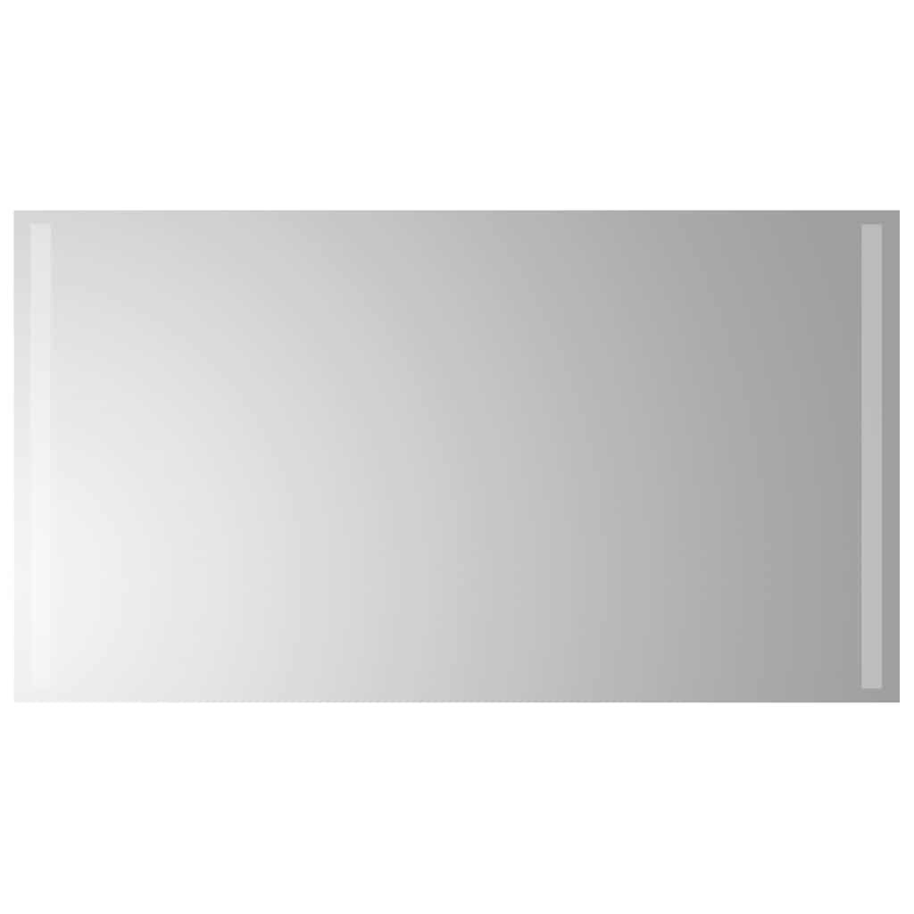 Miroir de salle de bain Vidaxl LED 90x50 cm
