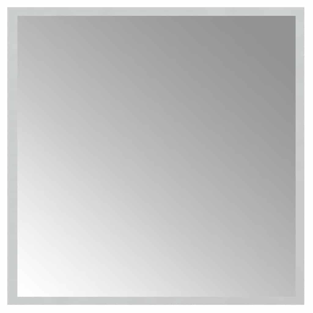Miroir de salle de bain Vidaxl LED 50x50 cm