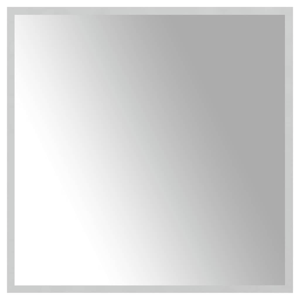 Miroir de salle de bain Vidaxl LED 60x60 cm