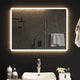 Miroir de salle de bain Vidaxl LED 80x60 cm